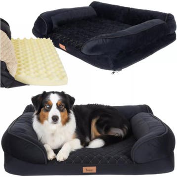 Purlov Orthopedisch hondenbed M 80x65 cm met afneembare h..., Ophalen of Verzenden, Nieuw