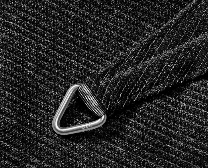 Platinum Schaduwdoek Vierkant Zwart 360 cm, Tuin en Terras, Overkappingen