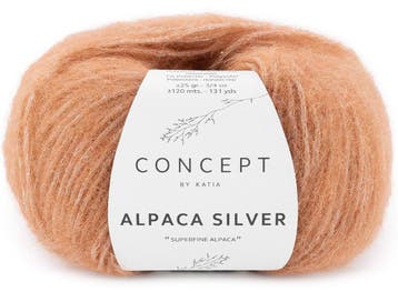 Katia Concept Alpaca Silver - 282 Koper - Glansgaren, Ophalen of Verzenden, Nieuw