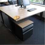 (MDK-103431) Assenburg bureau 180 x 80 cm, Huis en Inrichting, Bureaus, Ophalen of Verzenden, In hoogte verstelbaar, Gebruikt