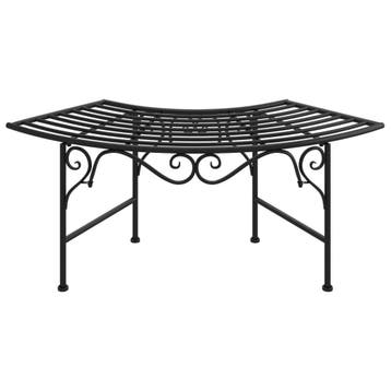 Boombank 113cm Staal Zwart | Retourdeal 59% Korting, Ophalen of Verzenden, Gebruikt, Metaal