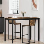 vidaXL Staande Bartafel Bewerkt hout, Verzenden, Nieuw