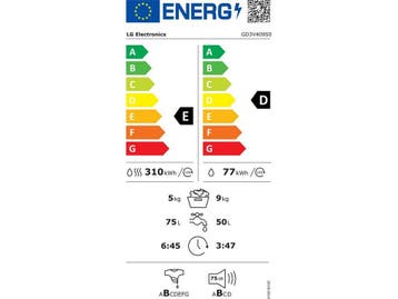LG GD3V409S0 - Voorlader Wasmachine - 9 kg - 1400 toeren -, Verzenden, Zo goed als nieuw