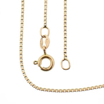 Gouden Venetiaanse schakelketting, Ophalen of Verzenden, Gebruikt, Overige kleuren, Goud