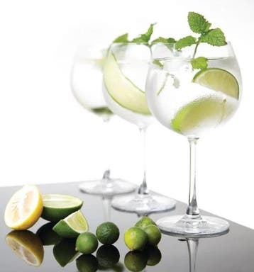 kristallen gin glazen | 645ml | (6 stuks), Verzenden