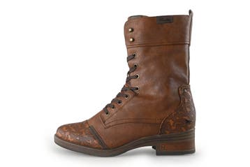 Mustang Veterboots in maat 45 Cognac, Overige kleuren, Verzenden, Overige typen, Zo goed als nieuw
