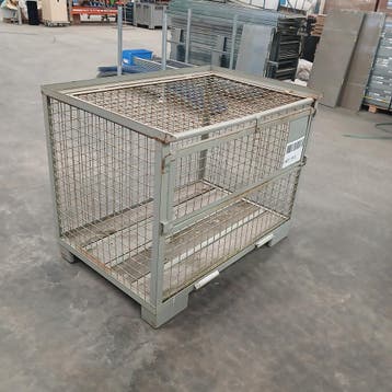 Gaascontainer / gitterbox met klep en deksel 1235x840x975 mm, Ophalen of Verzenden