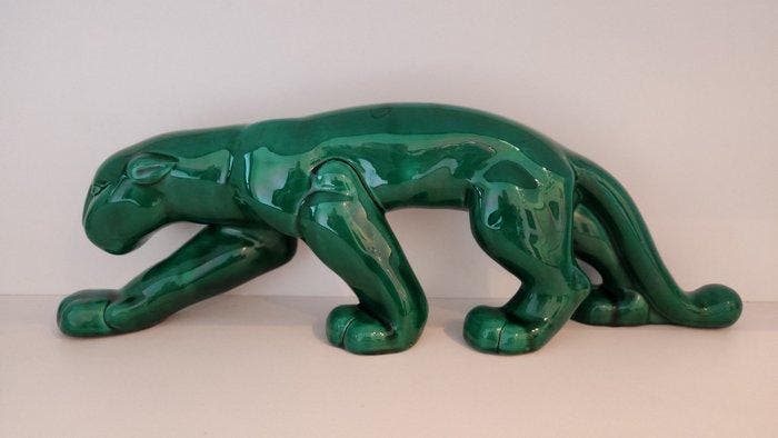 Primavera Ateliers du Printemps - Beeld, Grande panthère, Antiek en Kunst, Antiek | Glas en Kristal