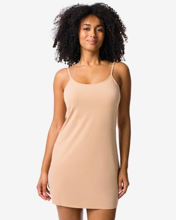 HEMA Dames onderjurk beige 2+1 gratis, Verzenden, Beige