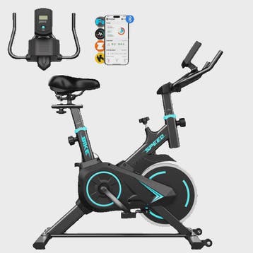 Indoor Spinning Fiets met App Connectie & LCD Display - Ultr, Sport en Fitness, Verzenden, Nieuw