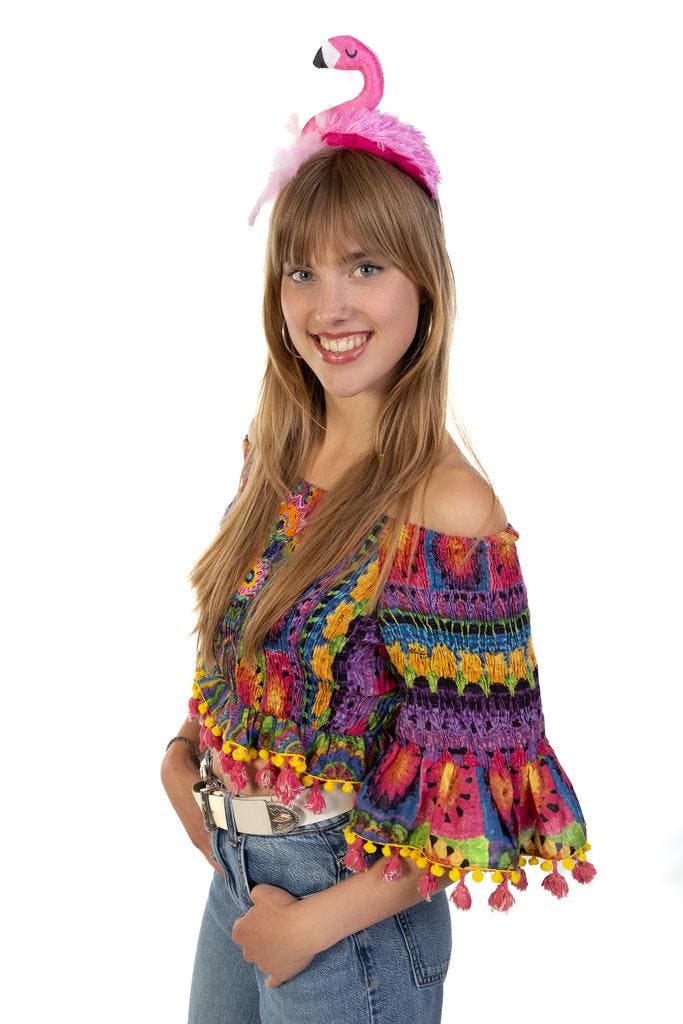 Haarband Flamingo Diadeem Roze Vogel Dons Veertjes Zacht Haa, Kleding | Dames, Carnavalskleding en Feestkleding, Accessoires, Nieuw