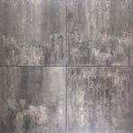 Tuintegel Black of Black/Grey 60x60x4cm € 19,95/m2, Tuin en Terras, Nieuw, Beton, 10 m² of meer, Terrastegels