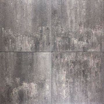 Tuintegel Black of Black/Grey 60x60x4cm € 19,95/m2, Nieuw, Beton, 10 m² of meer, Terrastegels