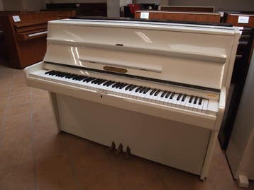 Alex Steinbach piano - 108 cm hoog - Wit  - Direct Leverbaar, Verzenden, Wit, Zo goed als nieuw, Piano