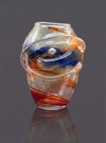 Loranto - Vaas - Glas - Ozarro Tsjechië gemaakt, Antiek en Kunst, Antiek | Glas en Kristal