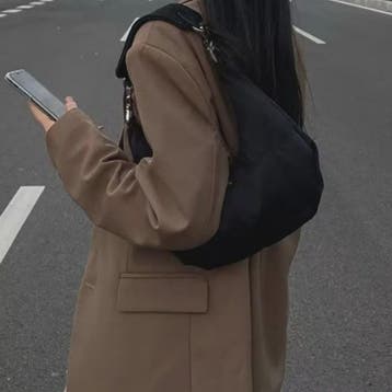 Dames Retro Onderarm Tas - Zwarte Hobo Schoudertas Y2k Stijl, Verzenden, Nieuw