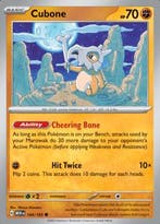 Cubone 104/165 reverse holo pokemon 151, Ophalen of Verzenden, Nieuw, Losse kaart, Foil