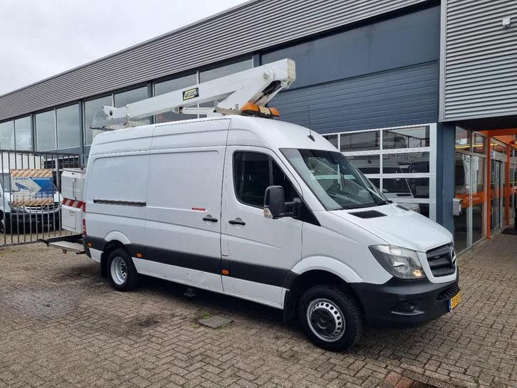 Zakelijke Lease |  Mercedes-Benz Sprinter 516 CDI 14 M Custe, Auto's, Bestelauto's, Lease, Financial lease, Wit, Mercedes-Benz