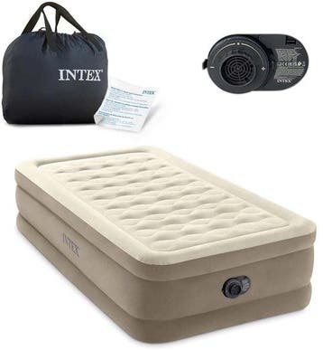 Intex Luchtbed Twin Ultra Plush -, Caravans en Kamperen, Kampeeraccessoires, Verzenden, Nieuw