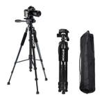 Telefoon en Camera Statief 140 cm Aluminium Tripod QR, Verzenden, Nieuw