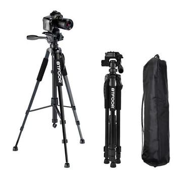 Telefoon en Camera Statief 140 cm Aluminium Tripod QR, Verzenden, Nieuw