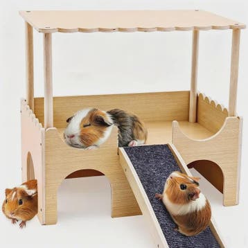 Houten Kasteel Speelhuisje voor Cavia's en Kleine Huisdieren, Verzenden, Nieuw