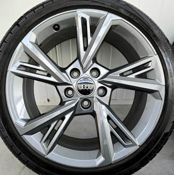 Audi A3 golf Caddy S Line 18inch zomerbanden 5x112 Antraciet, Auto-onderdelen, Banden en Velgen, 18 inch, Velg(en), Nieuw, Ophalen of Verzenden