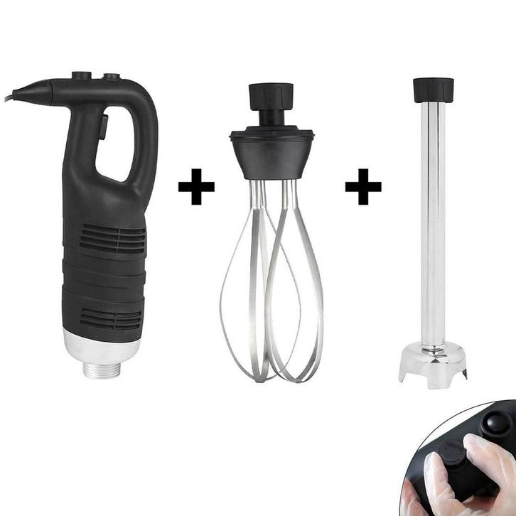 GGM Gastro | Staafmixer combi set 400mm & garde - 850W - |, Witgoed en Apparatuur, Keukenmixers, Verzenden