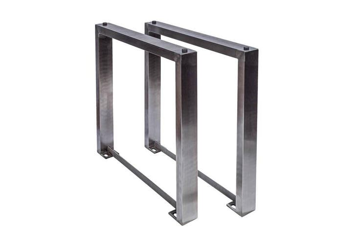 Set van 2 tafelonderstellen U-FRAME 80cm geborsteld, Huis en Inrichting, Tafels | Eettafels, Ophalen of Verzenden