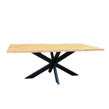 Stel uw teaktafel samen! Keuze uit 11 verschillende poten, Huis en Inrichting, Tafels | Eettafels, Teakhout, Vijf personen of meer