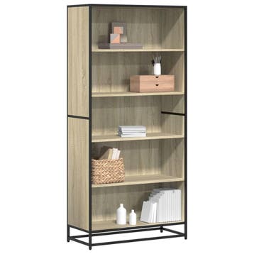vidaXL Boekenkast 80,5x35x170,5 cm bewerkt hout sonoma, Huis en Inrichting, Kasten | Boekenkasten, Verzenden, Nieuw, Overige houtsoorten