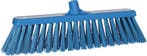 Vikan bezem 47 cm blauw harde vezel, Verzenden