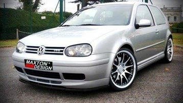 Voor Splitter VW Golf  4  Glans Zwart, Ophalen of Verzenden, Nieuw