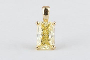 Zonder minimumprijs - Hanger - 14 karaat Roségoud - 2.01ct.