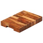 vidaXL Hakblok 30x21x4 cm massief acaciahout, Huis en Inrichting, Verzenden, Nieuw