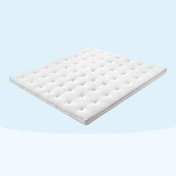 SUMMUM topper talalay 160/210 Cinderella OP=OP, Dubbelzijdig bruikbaar, Verzenden, Wit, Overige typen