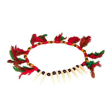Indianen halsketting gekleurd - Sieraden, Ophalen of Verzenden, Nieuw
