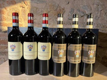 2017 x3 Brunello & 2022 x3 Rosso di Montalcino, Ciacci, Nieuw