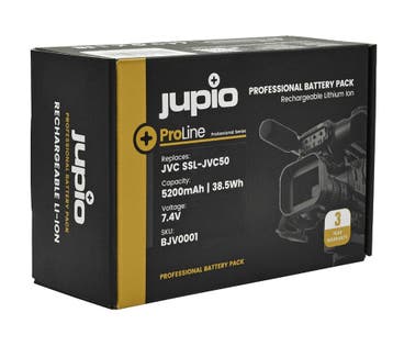 Jupio Proline SSLJVC50 5200mAh Camera Accu, Ophalen of Verzenden, Nieuw