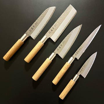 Yaxell - Seki Tobei - Bestekset (5) - Santoku, Nakiri,