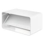 Kunststof terugslagklep voor kanaal 110 x 55mm, Verzenden, Nieuw