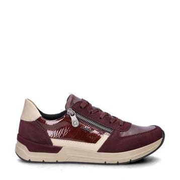 Rieker lage sneakers voor dames in het Rood, Verzenden, Nieuw, Sneakers of Gympen, Rood