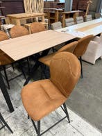 AANBIEDING: bartafel + 6 stoelen: 850 euro, Nieuw, Overige materialen