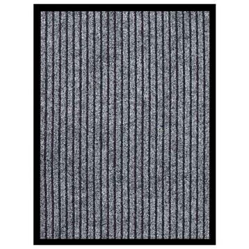 vidaXL Deurmat 40x60 cm gestreept grijs, Verzenden, Nieuw