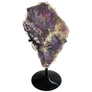 Bloem Amethist - Interieurstuk - 28x16x14 cm- 2.4 kg