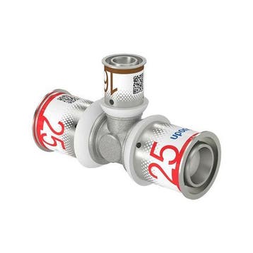 Uponor S-Press Plus perskoppeling Ø25x16x25 T-stuk, Verzenden, Nieuw