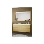 2dekans | Rechthoekige houten badkamerspiegel, Ophalen of Verzenden, Zo goed als nieuw