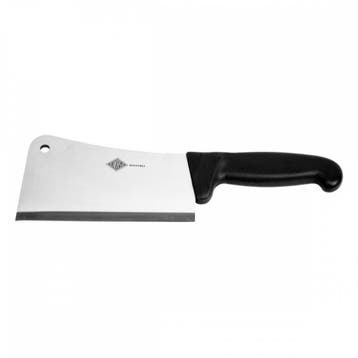 Eikaso Solingen Solingen Hakmes 16 cm – Ergonomisch Zwart., Ophalen of Verzenden, Nieuw, Rvs of Chroom