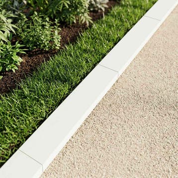 vidaXL Afdekprofiel voor tuinafboording 10 st 100 x 15 x 5, Verzenden, Nieuw