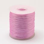 5 meter plat elastisch draad 0,2mm pink, Ophalen of Verzenden, Nieuw, Draad
